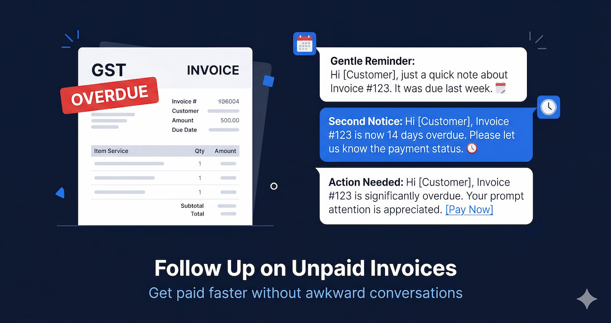 Follow up unpaid invoices